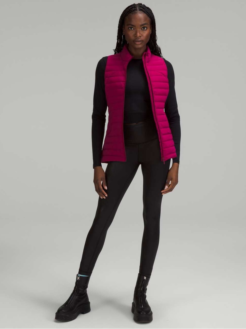 Lululemon Pack It Down Vest Pomegranate Size 8 - Picture 3 of 10